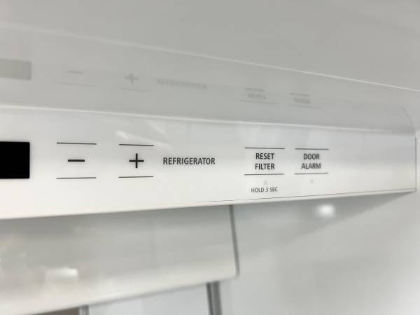 48 INCH GE Monogram ZISS480NNKSS Built-In Side by Side Refrigerator * New Open Box * Smart Counter Depth Built-In Side by Side Refrigerator  29.5 Cu. Ft. , Ice Maker, Stainless Steel .