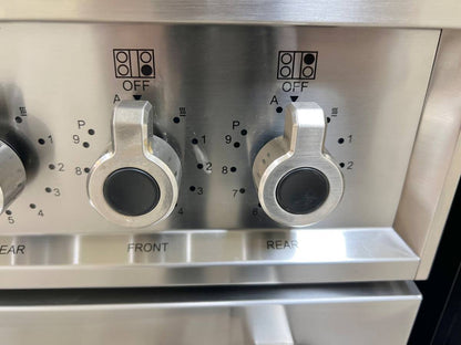 30 INCH Bertazzoni Professional PROF304INSXT Electric INDUCTION Range 4 Heating Zones, 4.6 cu. ft. ,  Pyrolytic Self Clean, Electric Broiler, Dual Convection Fans,  Smooth-Glide Telescopic Rack, Soft-Close Door, Food Probe Stainless Steel