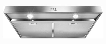 24 INCH Whirlpool WVU37UC4FS Under Cabinet Range Hood 3-Speed * New Open Box * 3 Speed , 250 CFM Blower ,  Push Button Controls , LED Task , Dishwasher Safe Grease Filters Duct Free Recirculation Option , 5 Sones Quiet Operation , Stainless Steel