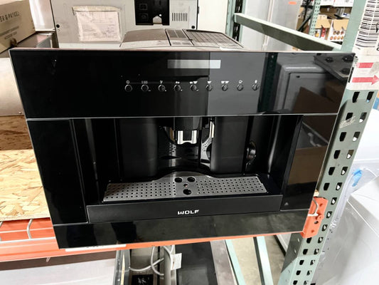 24 INCH Wolf EC24B  Built-in Coffee System Non Plumbed New Hot Water  New Open Box