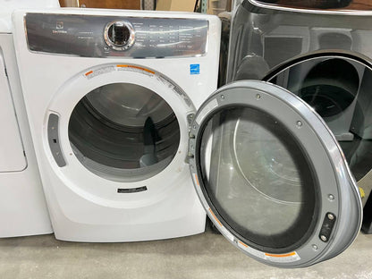 27 INCH Electrolux  EFMG627UIW Gas Dryer 8.0 Cu. Ft. 9 Dryer Programs,  Delay Start, ENERGY STAR,  Island White * New Open Box *