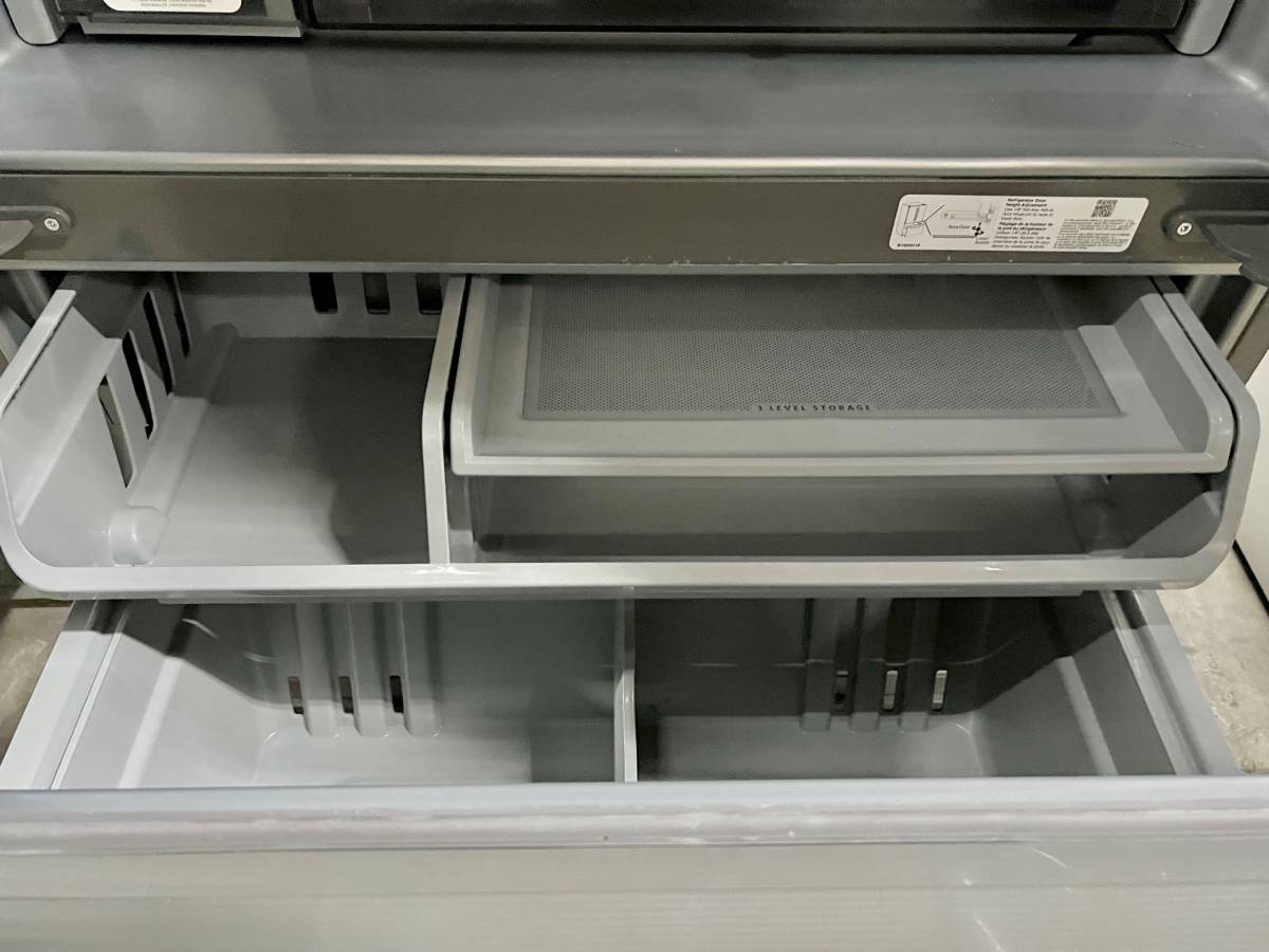 36 INCH KitchenAid KRFC704FPS French Door Refrigerator * New Open Box * 23.8 cu. ft., 3 Glass Shelves, Gallon Door Bins, Preserva Food Care System, Ice Water Dispenser, Auto Icemaker, Stainless Steel .