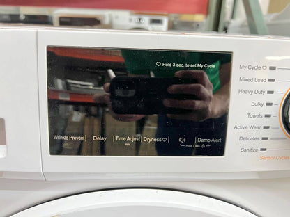 24 INCH Insignia 4.4 Cu. Ft. Stackable Electric Dryer Ventless *New Open Box * White , 16 Cycle , Ventless , Energy Star Certified , Damp Dry Signal , LCD Screen  with Knob , 4.4 CU FT ,