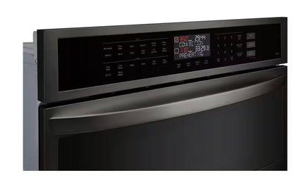 30 INCH LG WCEP6423D Built-In Microwave Wall Oven Combo Black Smart Combination Wall Oven ,  Microwave , 6.4 Cu Ft , True Convection , AIR FRY , Thin Q ,  Smooth Touch Glass Controls , Sabbath Mode , Print Proof Black Stainless Steel . * New Open Box *