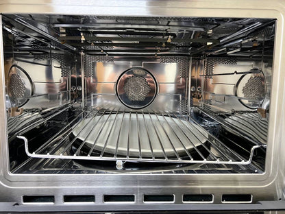 30 INCH Bosch 800 Series HBL8743UC Microwave Oven Combo Black Stainless Steel * New Open Box *  Self Clean , Meat Probe , Fast Pre-Heat, Telescopic Racks., Speed Oven,WIFI,Proof Mode,Glide Racks