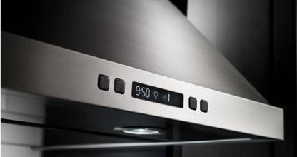 36 INCH KitchenAid KVUB606DSS Under Cabinet Hood 600 CFM with Blower Included , * New Open Box 4-Speed Electronic LED Display Touch Control, LED Task Lights  Dishwasher Safe Grease Filters, Stainless Steel.