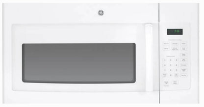 30 INCH GE JVM3160DFWW Over-the-Range Microwave Oven with 1.6 cu. ft., 300 CFM Exhaust Fan, 1,000 Cooking Watts, Auto Time Defrost * New Open Box * White