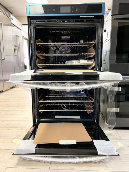 30 NCH Whirlpool WOD77EC0HS Double Electric Wall Oven * New Open Box * 10 Cu Ft ,  True Convection Oven , Steam Clean , Frozen Bake , Rapid Preheat , Scan to Cook , Sabbath ,  Star - K Certified , Stainless Steel