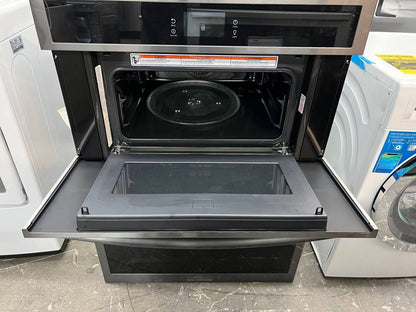 30 Inch Frigidaire GCWM3067AD Combination Electric Wall Oven Air Fry, 7.0 Cu. Ft. , Convection Oven, Steam and Self Clean, Slow Cook, Steam Bake, Microwave Oven Combo, Black Stainless Steel * New Open Box *