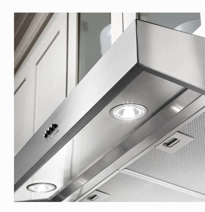 24 INCH Whirlpool WVU37UC4FS Under Cabinet Range Hood 3-Speed * New Open Box * 3 Speed , 250 CFM Blower ,  Push Button Controls , LED Task , Dishwasher Safe Grease Filters Duct Free Recirculation Option , 5 Sones Quiet Operation , Stainless Steel