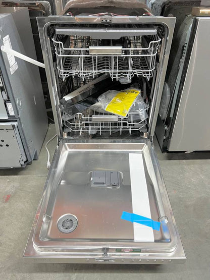 24 INCH GE MONOGRAM ZDT925SPNSS Fully Integrated Dishwasher Hard Food Disposer,  Quick Wash, Sabbath, LED, Deep Clean Silverware Jets,  Steam + Sani, 90+ Spray Jet Wash System Stainless Steel, Statement Handle .