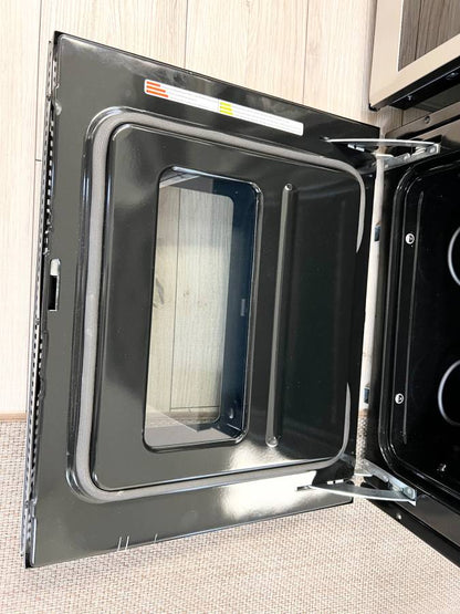24 INCH GE JRP28SKSS Double Electric Wall Oven * New Open Box * Built In Stainless Steel , Clear View Windows , 30 AMP , Self Clean