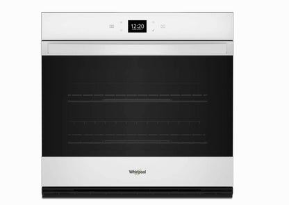 27 INCH Whirlpool WOES5027LW Single Wall Convection Oven, * New Open Box *  4.3 cu. ft. Fan Convection Oven, Steam Clean, Frozen Bake, Air Fry, Rapid Preheat, WiFi, ADA Compliant, Star K, White