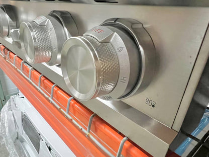 36 INCH Dacor Contemporary  DTT36M974LS  Gas Rangetop * New Open Box * 4 Sealed Burners, Continuous Grates, Auto Connected Hood, Simmer Sear Burners, Illumina Knobs, Electric Griddle , Stainless Steel, Natural Gas