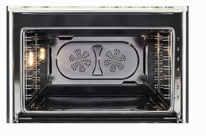 30 INCH Bertazzoni Professional PROF304INSXT Electric INDUCTION Range 4 Heating Zones, 4.6 cu. ft. ,  Pyrolytic Self Clean, Electric Broiler, Dual Convection Fans,  Smooth-Glide Telescopic Rack, Soft-Close Door, Food Probe Stainless Steel