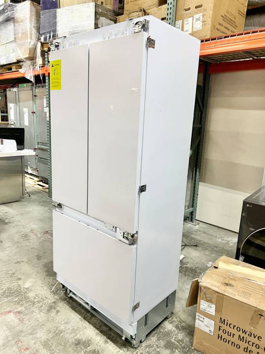 36 INCH Bertazzoni REF36FDBZPNV24 Panel Ready BUILT IN Refrigerator * New Open Box * Counter Depth Panel Ready French Door Style Refrigerator  LED Touch Dual Cooling , Water Dispenser ,  Ice Maker, Sabbath , ADA, Energy Star