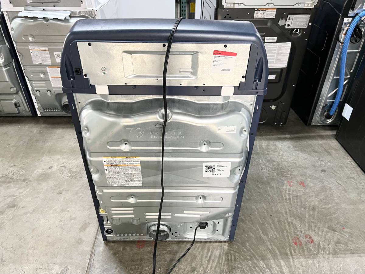 27 INCH GE Profile PTD90GBPT1RS Gas Dryer Sapphire Blue * New Open Box *