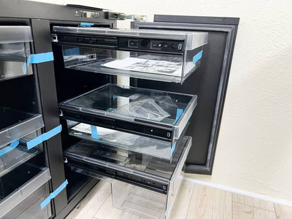 U-Line 3000 Series U3036RRINT00B 36" Built-In Refrigerator Dual Zone * New Open Box *  6 Full-Extension Drawer Bins, 2 Glass Shelves, Dual Zone Temperature Control, LED Theater Lighting , Star K , Solid Overlay .