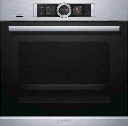 24 INCH Bosch 500 Series HBE5452UC Single Electric Wall Oven * NEW Open Box ,Home Connect, European Convection, ecoClean, 11 Cooking Modes, Fast Pre-Heat, Kitchen Timer, 2.5 cu. ft. , Stainless Steel .