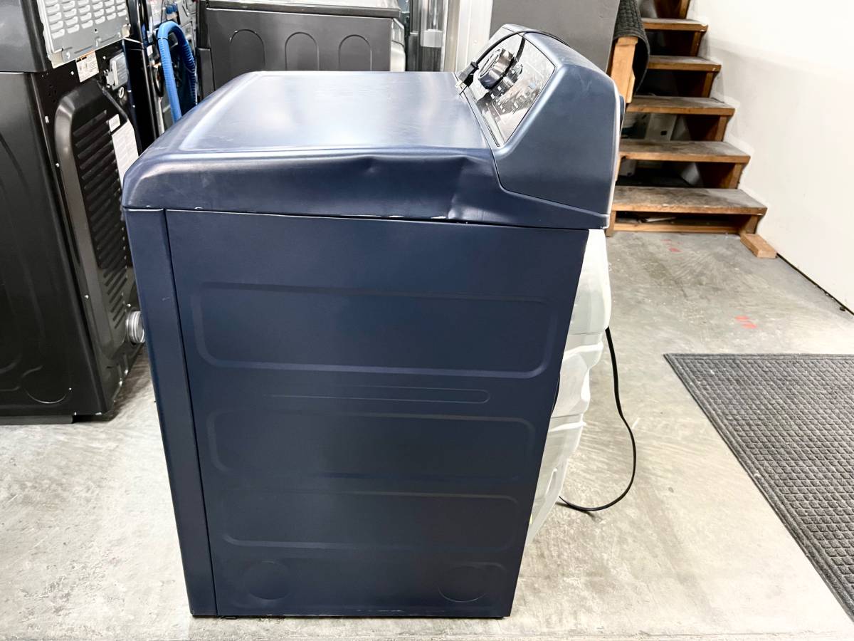 27 INCH GE Profile PTD90GBPT1RS Gas Dryer Sapphire Blue * New Open Box *