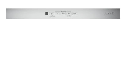 30 INCH GE Cafe CVW73012M1SS Wall-Mount Glass Canopy Chimney Hood * New Open Box * 350 CFM , Backlit Controls , Dual Halogen ,  Night Light , Convertible Options , Optional Remote ,  Auto Off , Stainless Steel
