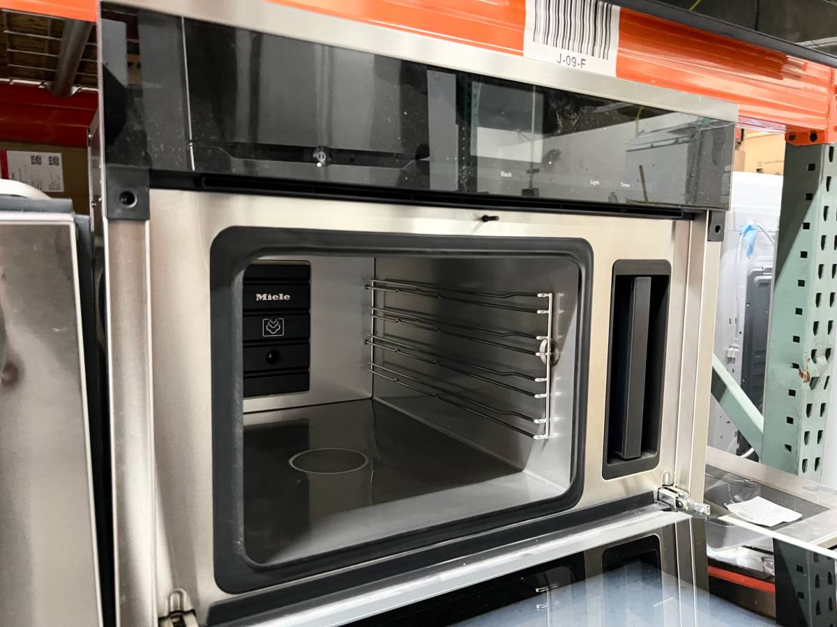 24 INCH Miele DG6600 Single Electric Steam Oven , European Convection * New Open Box * Stainless MasterChef ,  MultiSteam , Temperature Probe , XL Cavity , PerfectClean Finish ,  Sensor Tronic Controls , Silhouette Handle, Sabbath Mode, Clean Touch Steel
