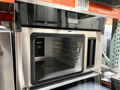 24 INCH Miele DG6600 Single Electric Steam Oven , European Convection * New Open Box * Stainless MasterChef ,  MultiSteam , Temperature Probe , XL Cavity , PerfectClean Finish ,  Sensor Tronic Controls , Silhouette Handle, Sabbath Mode, Clean Touch Steel