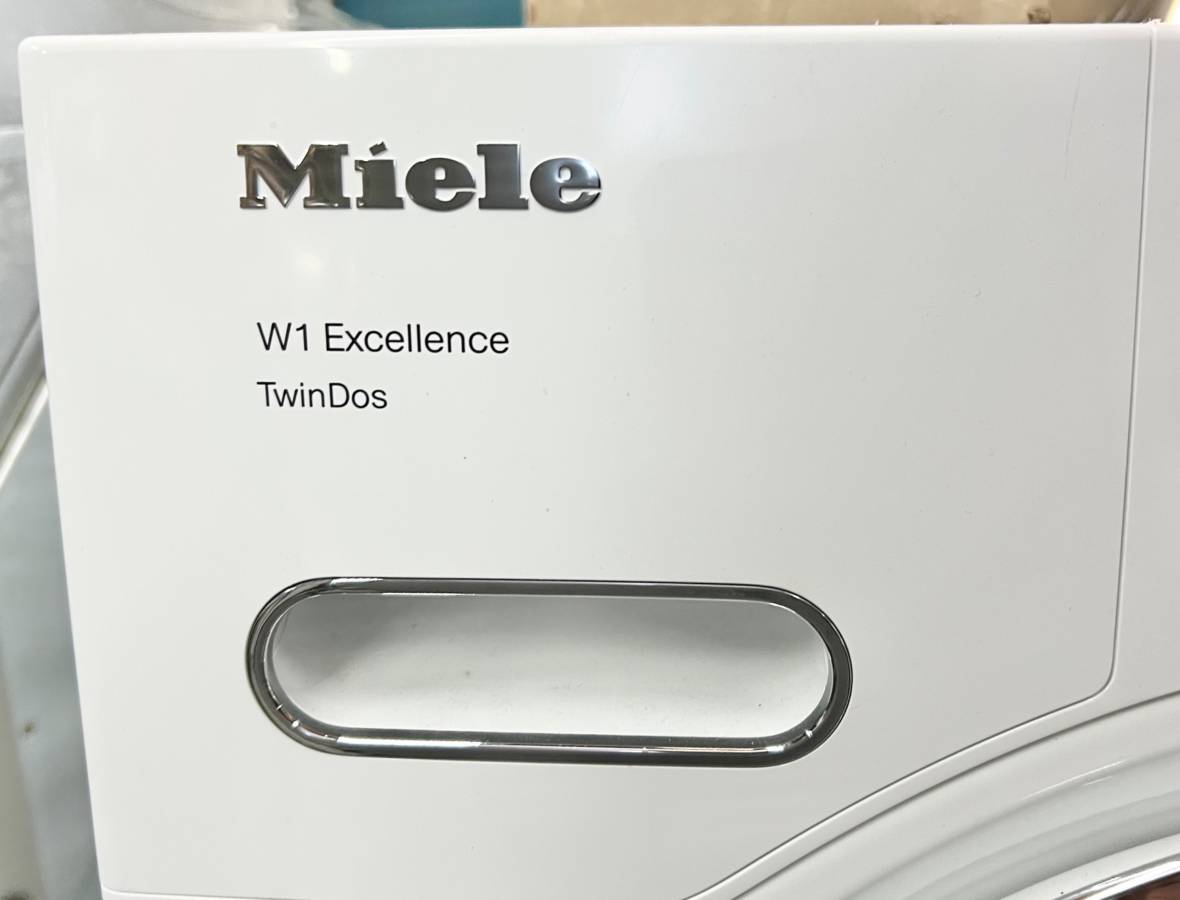 Miele  WXF660WCS 24 Inch Front Load Smart Washer with 2.26 Cu. Ft. Capacity, Honeycomb™ Drum, TwinDos Automatic Detergent Dispensing, Direct Sensor User Interface, WiFiConn@ct, Add Laundry, Sanitize, and SoftSteam Option