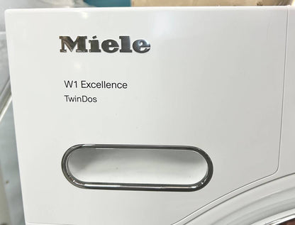 Miele  WXF660WCS 24 Inch Front Load Smart Washer with 2.26 Cu. Ft. Capacity, Honeycomb™ Drum, TwinDos Automatic Detergent Dispensing, Direct Sensor User Interface, WiFiConn@ct, Add Laundry, Sanitize, and SoftSteam Option