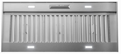 54 INCHES Zephyr AK9352BS Cabinet Insert Range Hood 1200 CFM ! * NEW *  6-Speed , 1200 CFM Blower,  Electronic Touch Controls, LumiLight LED Lighting,  Baffle Filters, Airflow Control Technology Stainless Steel .