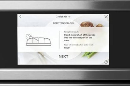 30 Inch GE Cafe CTD70DP2NS1 Double Wall Convection Oven * New Open Box *  10 Cu. Ft. ,  True European Convection Oven, Self-Clean,  Steam Clean Option, Hot-Air Frying, Keep Warm,  Proof, Precision Cooking Modes, UL Listed .