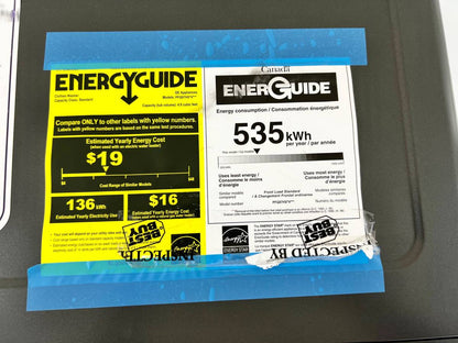 28 INCH GE Profile PFQ97HSPVDS Front Load Washer Dryer Combo * NEW ** 4.8 Cu Ft , Energy Star , Ventless Heat Pump Dryer, 110V outlet, ADA, Carbon Graphite.
