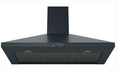 36 INCH GE JVW5361FJDS Wall Hood 350 CFM Black Slate Stainless * New Open Box * 350 CFM Blower ,  Black Stainless Steel , Dishwasher Safe Charcoal Filters,  Auto-Off , Optional Remote Control , Halogen Lighting ,  Night Light , Black Slate Color .