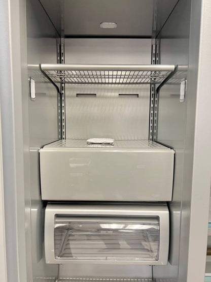 48 INCH KitchenAid KBSN708MPS Built In Side-by-Side Refrigerator NEW *  Open Box * 30 cu. ft.,  4 Shelves, Under-Shelf Prep Zone, FreshChill Drawer,  Extend Fresh Temp System, Auto Ice Maker,  Star-K , Stainless Steel Print Shield Finish