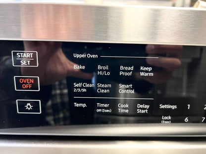 30 INCH Samsung NV51T5511DS Double Wall Oven * New Open Box *  10.2 Cu Ft , Wi-Fi ,  Steam Clean , Self Clean , Broiler , Proofing ,  Warming , Child Safety Lock , Sabbath , Stainless Steel .