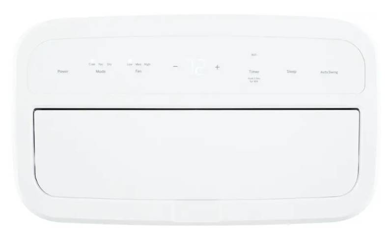 GE 450 Sq. Ft. 10,400 BTU Smart Portable Air Conditioner White * New Open Box * 3 in 1 Portable Air , Wi-Fi , Auto Evaporation , Remote Control , LED Controls , 24 Hr Timer , Continuous Fan , Window Installation Kit ,
