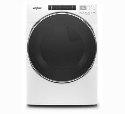 27 INCH Whirlpool WGD8620HW Gas Dryer 7.4 Cu. Ft. Steam * NEW * Open Box 37 Dry Cycles, Steam Refresh Cycle, Sanitize Cycle, Wrinkle Shield Plus Option, ADA Compliant, ENERGY STAR , White .