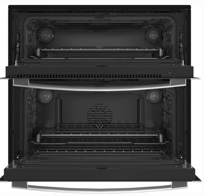 30 INCH GE Profile PTS9200SNSS Double Wall Oven Convection * New Open Box *  Twin Flex 5.0 Cu. Ft.,  True European Convection Precise Air,  Self-Clean Steam Clean Option,  Proof Mode, Temperature Probe, Star-K , Stainless Steel .