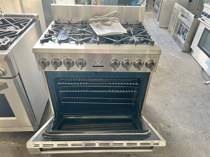 36 INCH Kenmore Professional 79079623700 , Dual Fuel Gas Range, 6 Sealed Burners , Convection Oven, in Stainless Steel , 220V