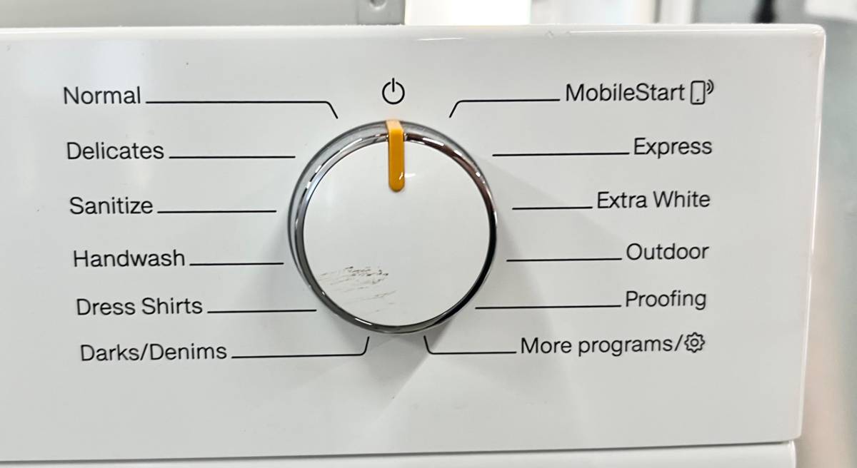 Miele  WXF660WCS 24 Inch Front Load Smart Washer with 2.26 Cu. Ft. Capacity, Honeycomb™ Drum, TwinDos Automatic Detergent Dispensing, Direct Sensor User Interface, WiFiConn@ct, Add Laundry, Sanitize, and SoftSteam Option