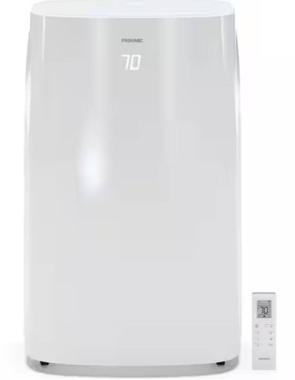 FREONIC 10,800 BTU Portable Air Conditioner 450 Sq. Ft. Dehumidifier* New Open Box * 3 in 1 LCD Window Kit Included , Auto-Restart , 24 Hr Timer ,11.4 AMP , 52 dBA , 6 FT Cord , 3 Speed