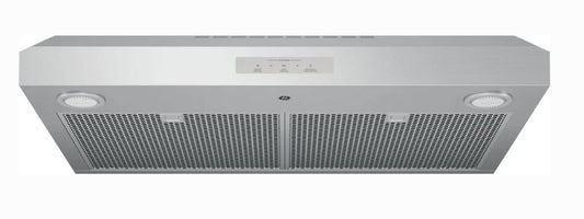 30 INCH GE Profile PVX7300SJSS Under Cabinet Range Hood New Open Box * Stainless Steel  , 390 CFM Blower Included Inside , LED , Convertible , 4 Speed ,