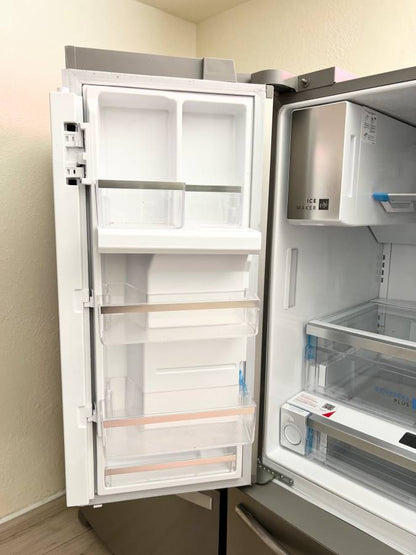 36 INCH Frigidaire GRFS2853AFA French Door Refrigerator * New Open Box 27.8 CU Ft , Gallon Door Bins, Crispers , Dual Ice Maker , PurePour Water Filter ,  PureAir Ultra II Air Filter , Energy Star Certified , Stainless Steel .