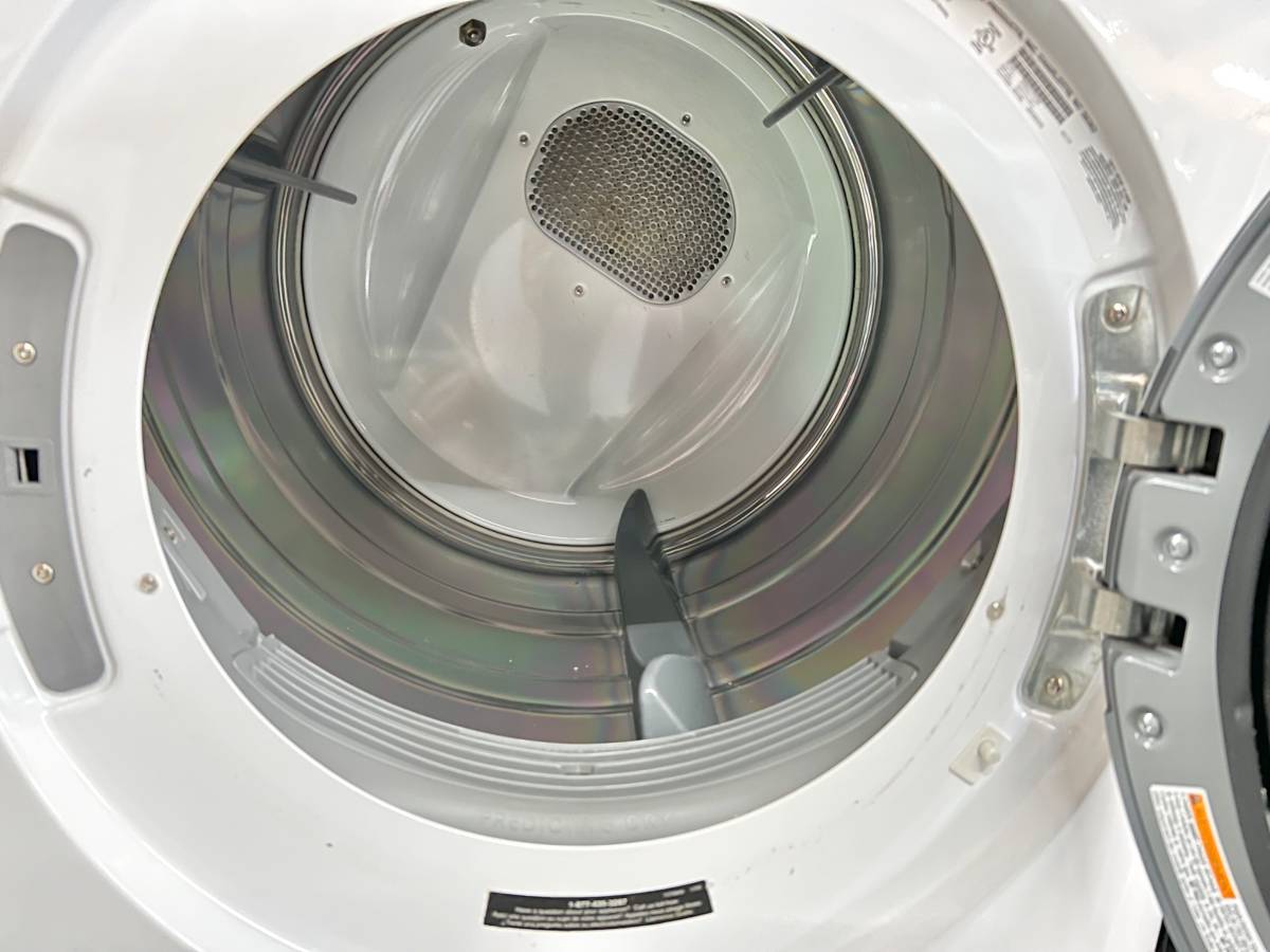 27 INCH Electrolux  EFMG627UIW Gas Dryer 8.0 Cu. Ft. 9 Dryer Programs,  Delay Start, ENERGY STAR,  Island White * New Open Box *