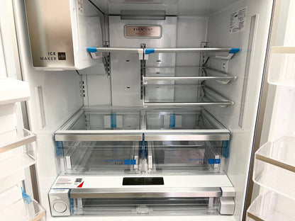 36 INCH Frigidaire GRFS2853AFA French Door Refrigerator * New Open Box 27.8 CU Ft , Gallon Door Bins, Crispers , Dual Ice Maker , PurePour Water Filter ,  PureAir Ultra II Air Filter , Energy Star Certified , Stainless Steel .