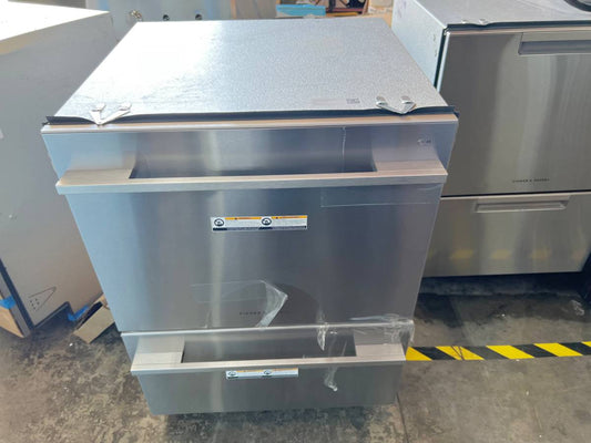 24 INCH Fisher & Paykel DishDrawer  DD24DDFTX9N Fully-Integrated Double DishDrawer 14 Place Settings, 15 Wash Cycles,Child lock,  Delay Start,  Fan Assisted 42 dBa,Quick Wash, Extra Dry, Sanitize, Tall Dishes ENERGY STAR Stainless Steel