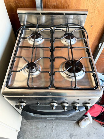 20 INCH Avanti Freestanding Gas Range Stainless Steel Bake Broil 4 Burner ,  Broil , Bake