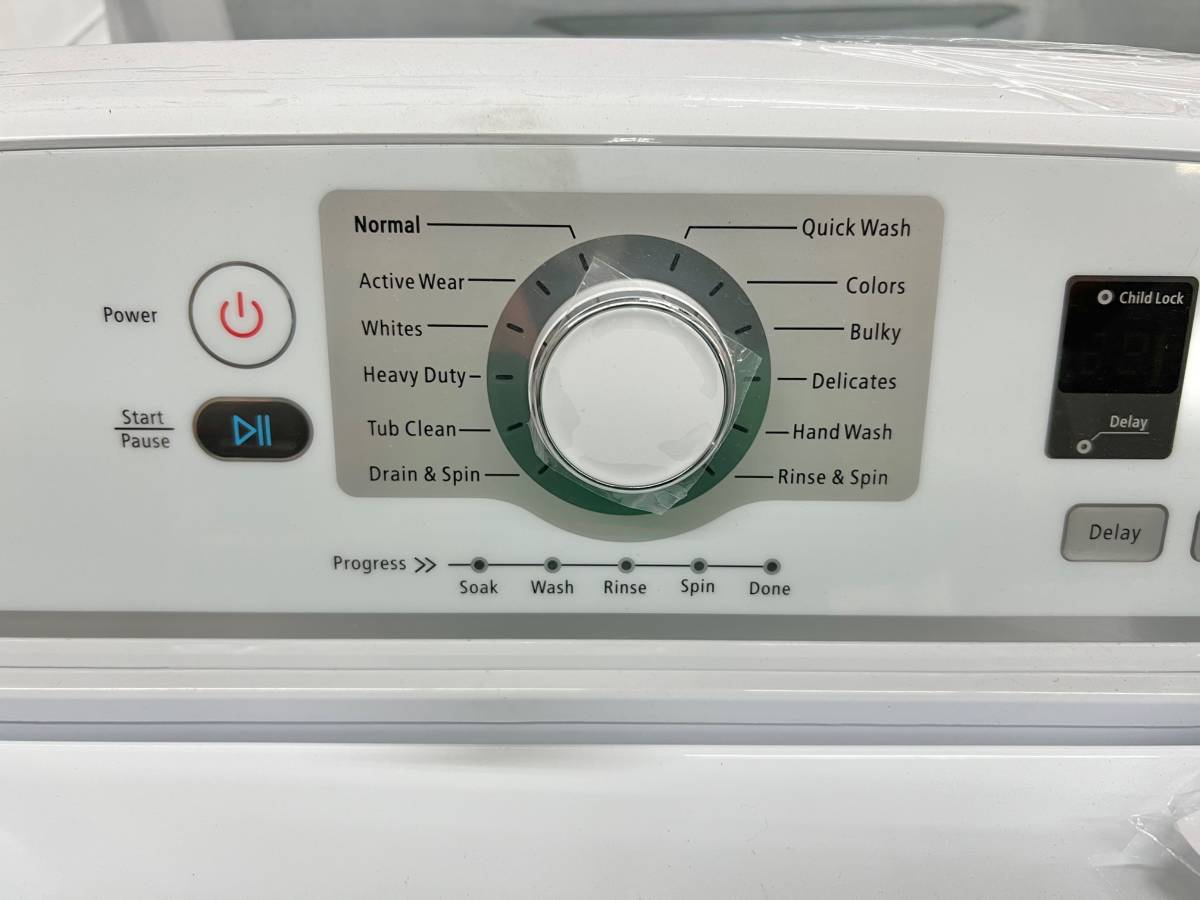 27 INCH Insignia 4.1 Cu. Ft. High Efficiency Top Load Washer White New * Open Box * 4.1 Cu Ft 11 Washing Programs Child Lock Delay Start  Eco Warm Cold Hot High Efficiency Energy Star