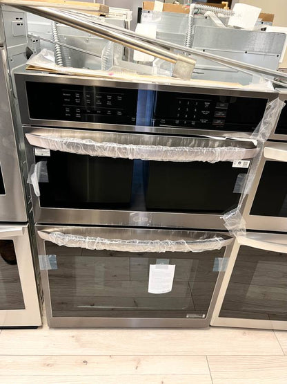30 INCH LG WCEP6423D Built-In Microwave Wall Oven Combo Black Smart Combination Wall Oven ,  Microwave , 6.4 Cu Ft , True Convection , AIR FRY , Thin Q ,  Smooth Touch Glass Controls , Sabbath Mode , Print Proof Black Stainless Steel . * New Open Box *