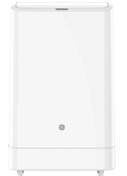 GE 450 Sq. Ft. 10,400 BTU Smart Portable Air Conditioner White * New Open Box * 3 in 1 Portable Air , Wi-Fi , Auto Evaporation , Remote Control , LED Controls , 24 Hr Timer , Continuous Fan , Window Installation Kit ,